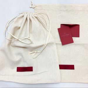Authentic Valentino Dust Bags &Authentication Card